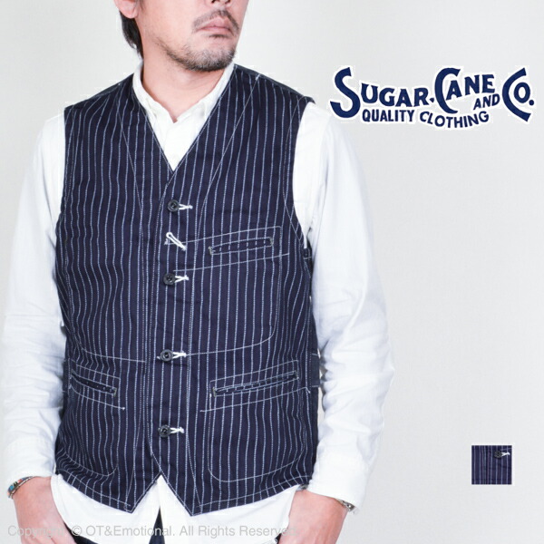 楽天市場】シュガーケーン SUGAR CANE ベスト 9oz. ウォバッシュ