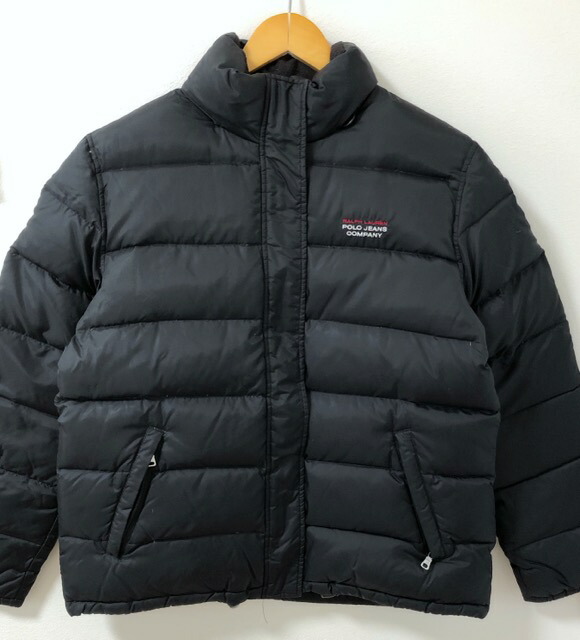 激レア！POLO JEANS CO. (ポロジーンズ) ダウンジャケット　黒　S img_5286.jpg