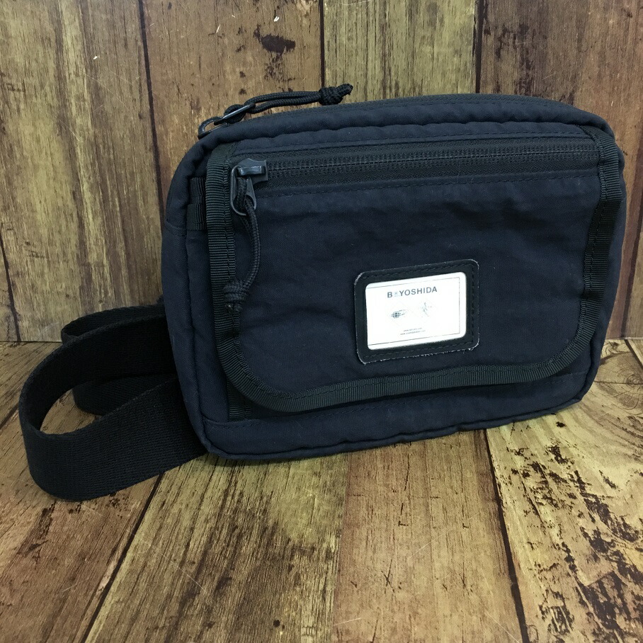 goodenough ウエストバッグ　黒色 good enough × PORTER ウエストバッグ ブラック グッドイナフ