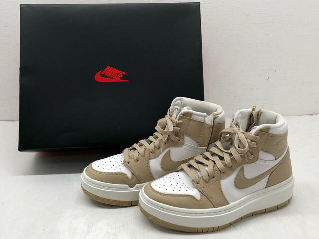 【送料無料】NIKE(ナイキ) WMNS AIR JORDAN 1 ELEVATE HIGH ウィメンズ エア ジョーダン 1 エレベート ハイ Vachetta Tan バケッタ タン / DN3253-121 26.0cm 【中古】【007】｜オタカルチャー