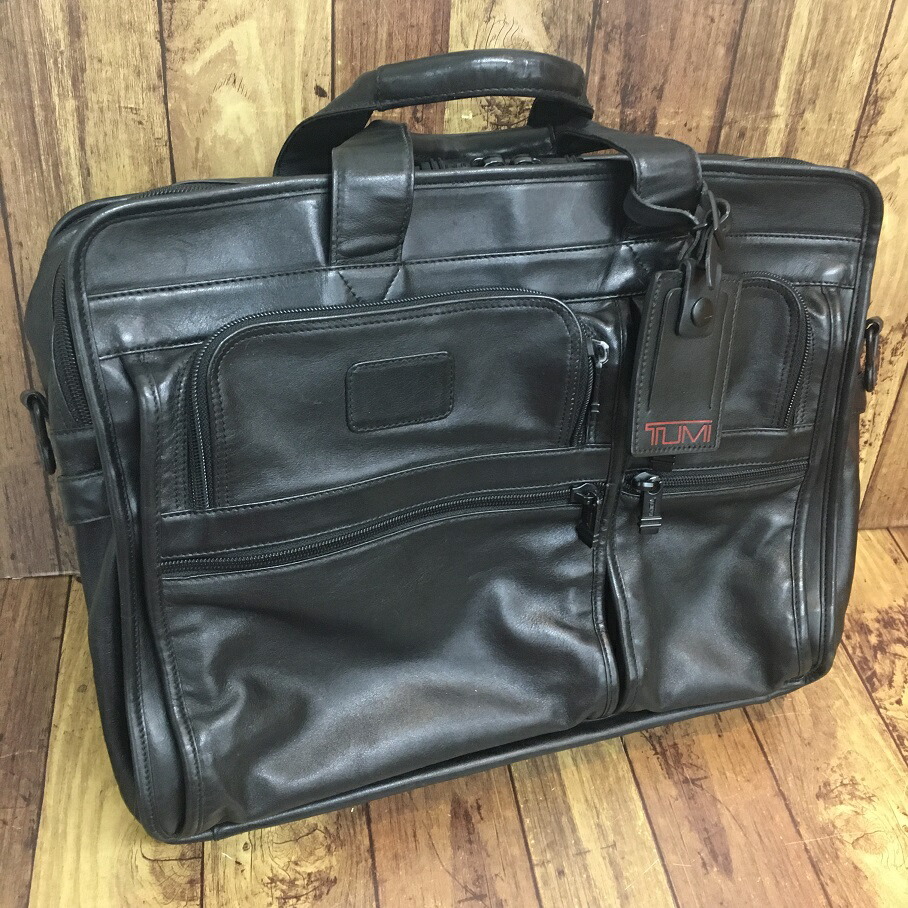 トゥミ 96516DH レザーT‐Pass MIDスクリーンPCブリーフ　美品 TUMI 96516DH T-Pass Large Screen Laptop Slim Brief Tパス