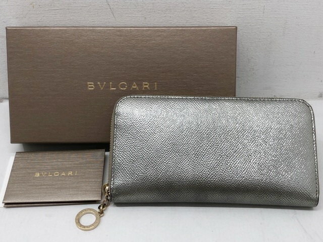 【送料無料】BVLGARI(ブルガリ) ラウンドファスナー長財布 / 287079 【中古】【007】