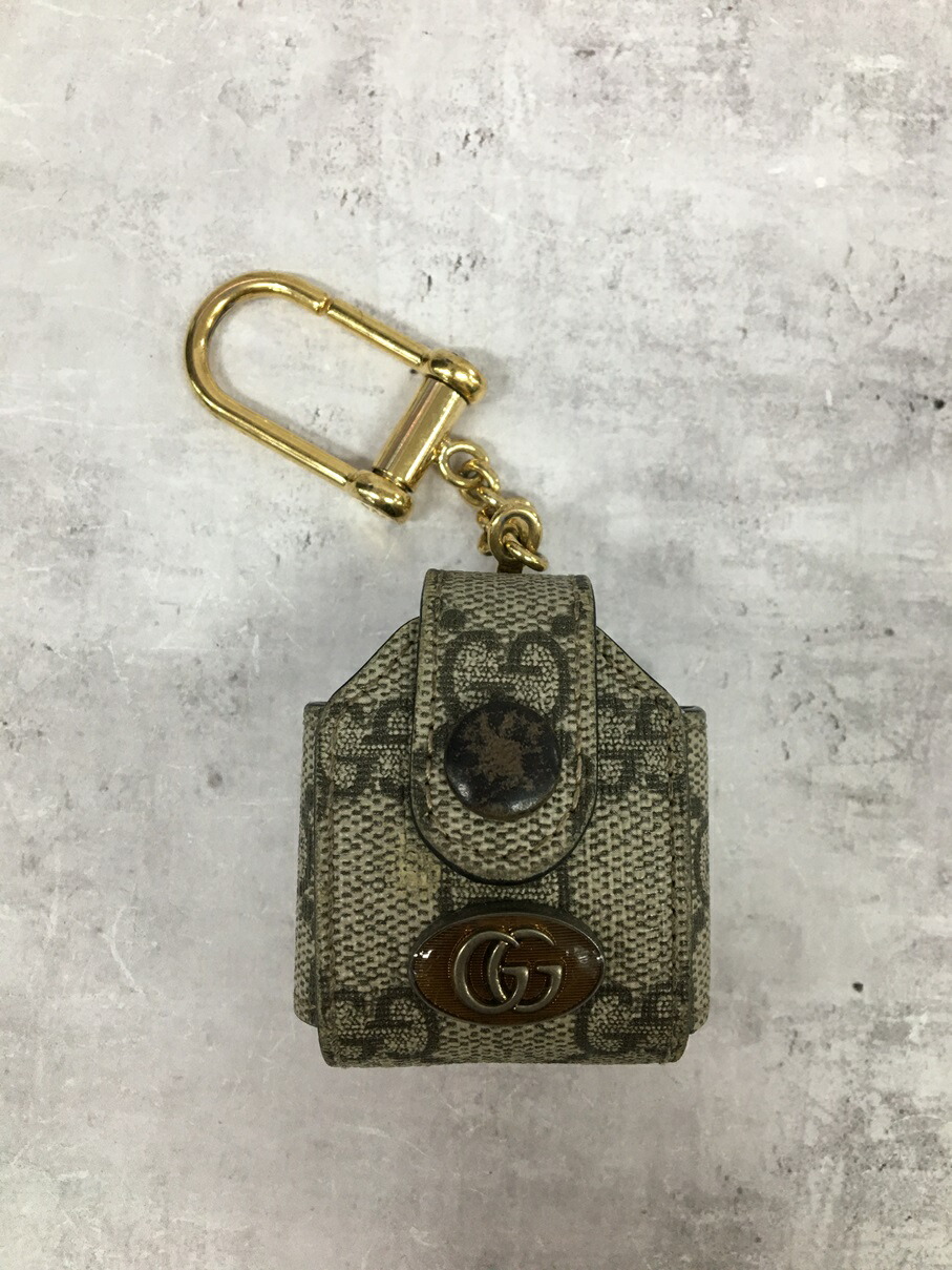 ✨新品同様✨GUCCI AirPodsケース キーチェーン GGスプリーム GUCCI グッチ オフィディア GGスプリーム AirPodsケース