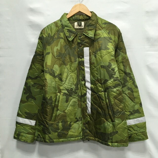 【送料無料】MODUCT ATHLETIC CORPS JACKET MO15382 / モダクト 中綿ミリタリージャケット　東洋エンタープライズ　アウター　メンズ　カモフラージュ柄　カーキ　グリーン size:L【中古】【006】｜オタカルチャー