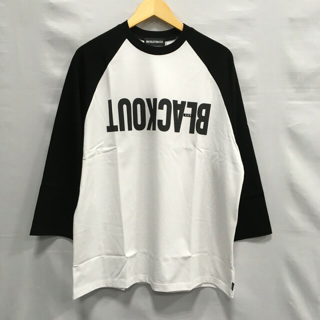 【貨物輸送無料】GOD SELECTION XXX RAGLAN SLEEVE T-SHIRT GX-S24-RT-01 / 天道様選りぬき トリプルエックス ラグラン捩りプルオーバー 24SS 刷り上げる 長袖 ロンT メンズ 白いこと size:L【中古】【006】