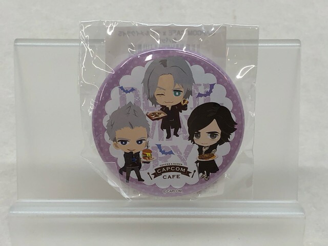 未開封★CAPCOM CAFE×デビルメイクライ5 缶バッジ ダンテ＆ネロ＆V【中古】【008】110画像