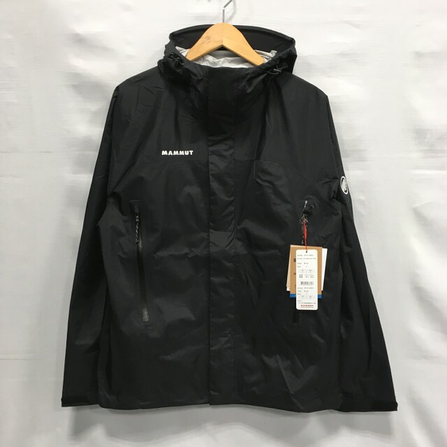 【貨物輸送無料】 MAMMUT Microlayer 2.0 HS Hooded Jacket AF Men 1010-28651 0001 / マムート マイクロレイヤー 2.0 捉え所の無い外殻 フーデッド 上衣 アジアン填まる アウトドア アウター メンズ 黒いこと size:S（日本 size：M）【中古】【006】