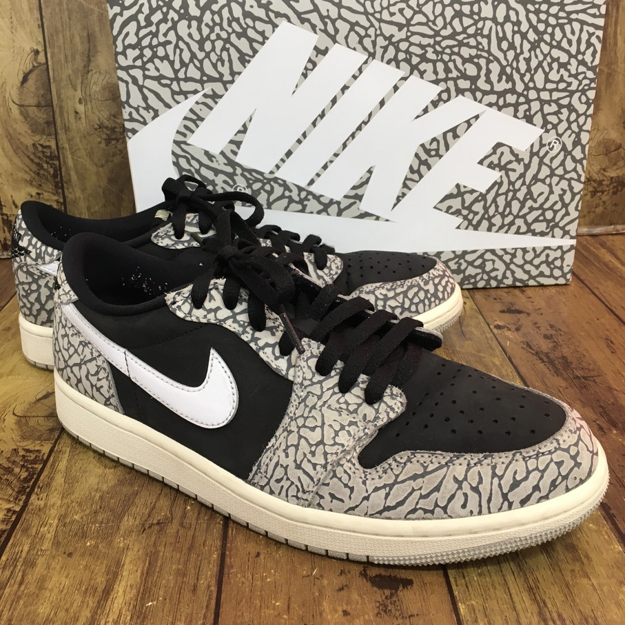 み*☆様 ナイキ　エアジョーダン　Nike Air Jordan 1 Low シ 楽天市場】NIKE AIR JORDAN 1 RETRO LOW OG (GS) black/muslin