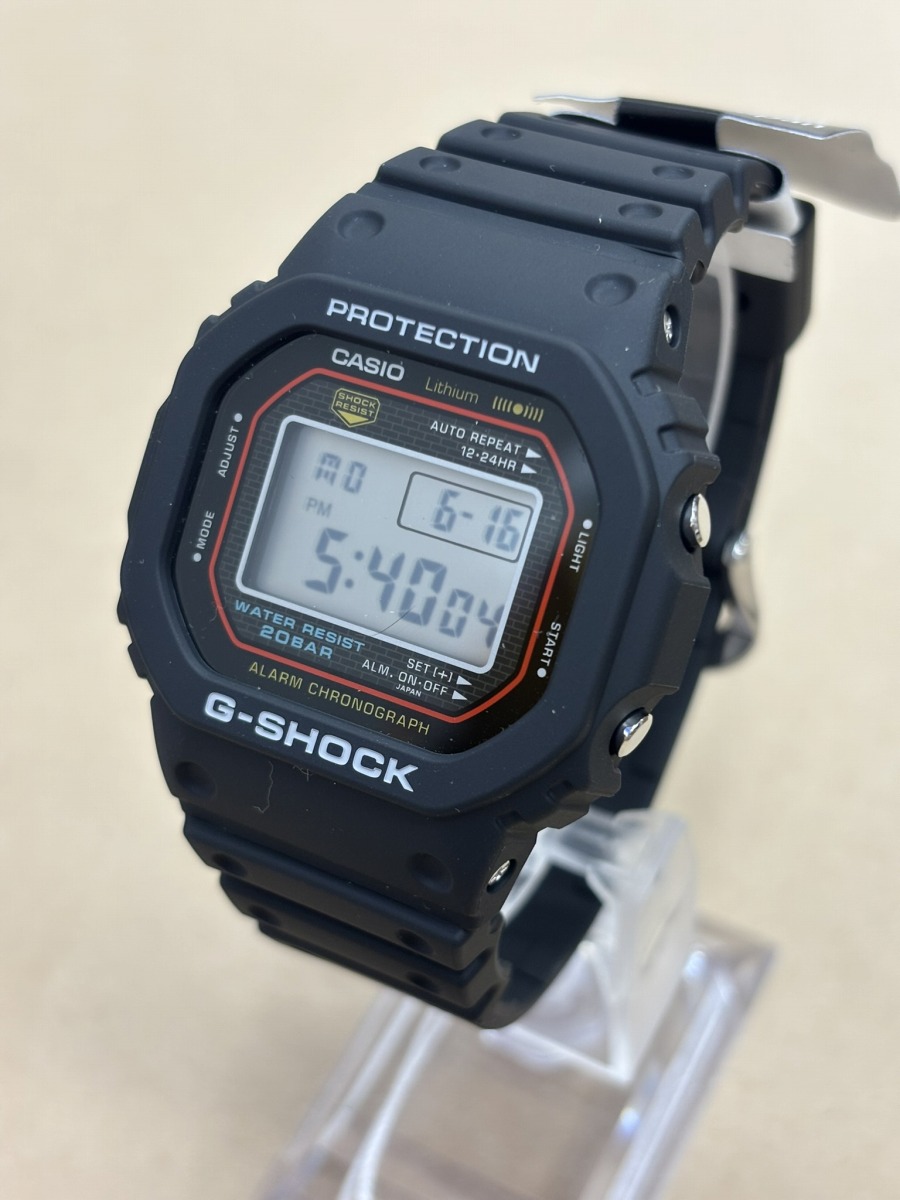 楽天市場】CASIO G-SHOCK DW-5000R-1AJF カシオ 初代G-SHOCK 復刻
