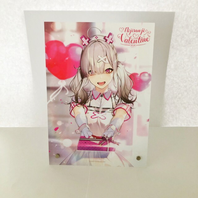 【送料無料】にじさんじ 健屋花那 アクリルパネル バレンタイン 2020【中古】【007】081