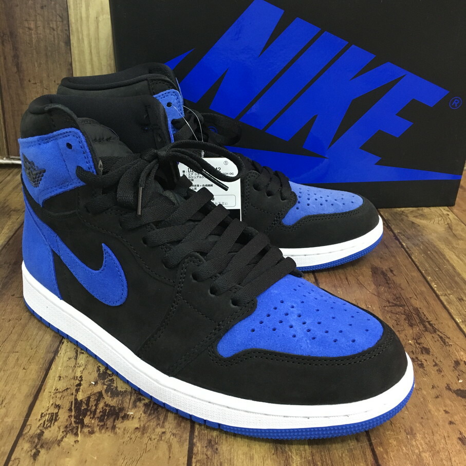 ナイキ　エアジョーダン1 ロイヤルリイマジンド エア ジョーダン 1 HIGH “Royal Reimagined”」は、鮮やかな青が