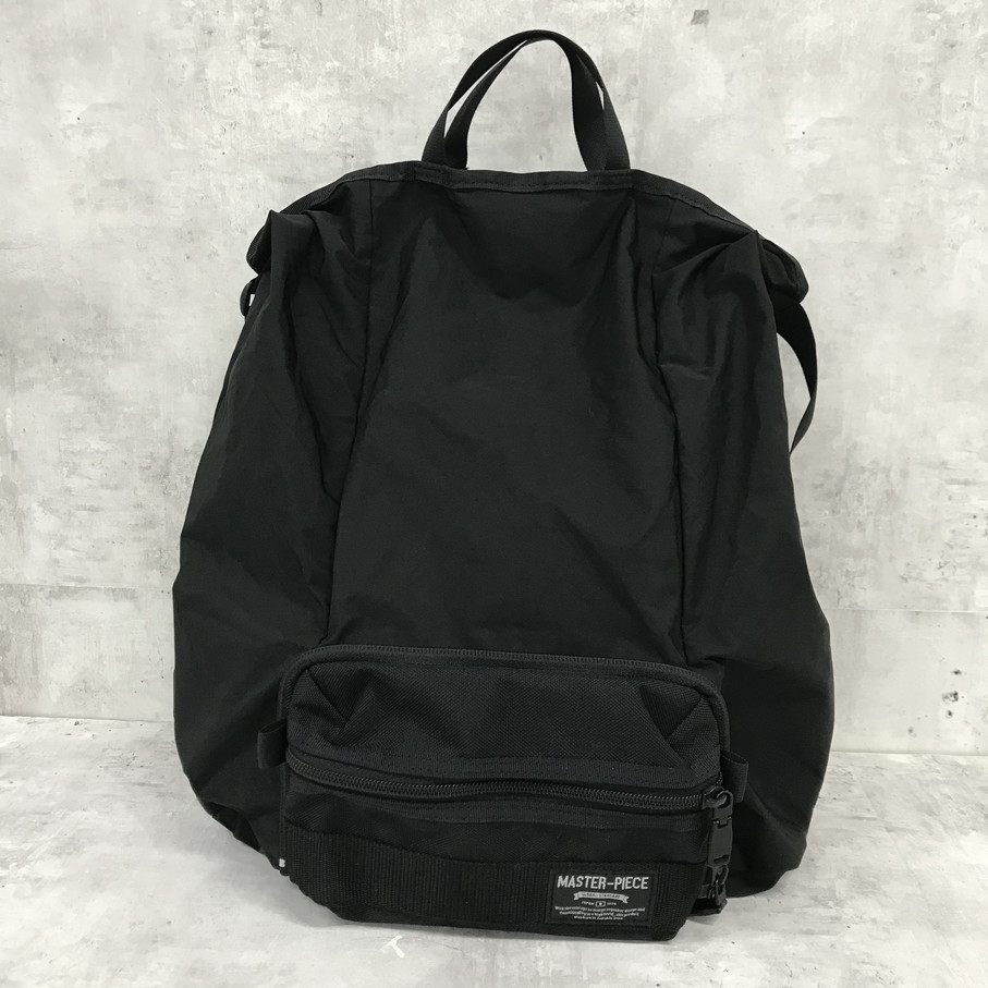 【送料無料】master-piece Quick Pac ブラック ショルダーバッグ 55054 パッカブル トート 折りたたみ マスターピース【中古】【004】