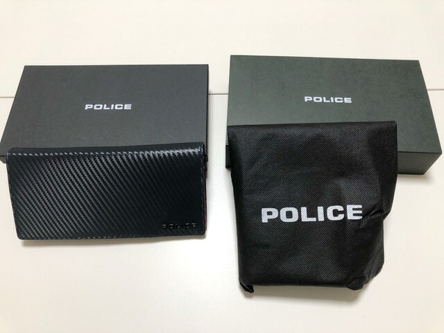 【送料無料】POLICE（ポリス）二つ折り　長財布【中古】【007】