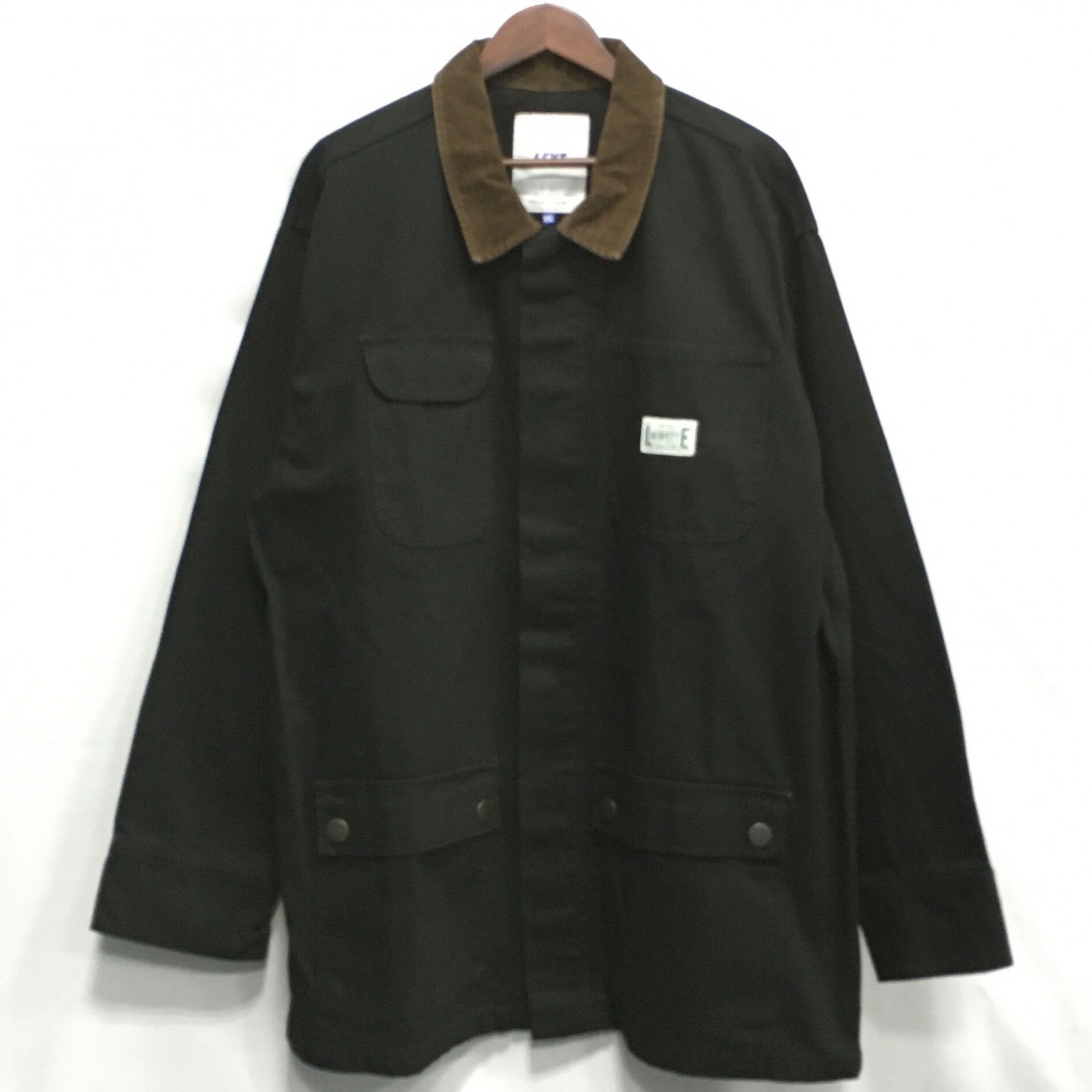 【送料無料】LFYT WORKERS DUCK COVERALL JACKET LA201005 / エルエフワイティー ワーク ダック カバーオール ジャケット　アウター　メンズ　ブラック　 size:XXL【中古】【006】｜オタカルチャー
