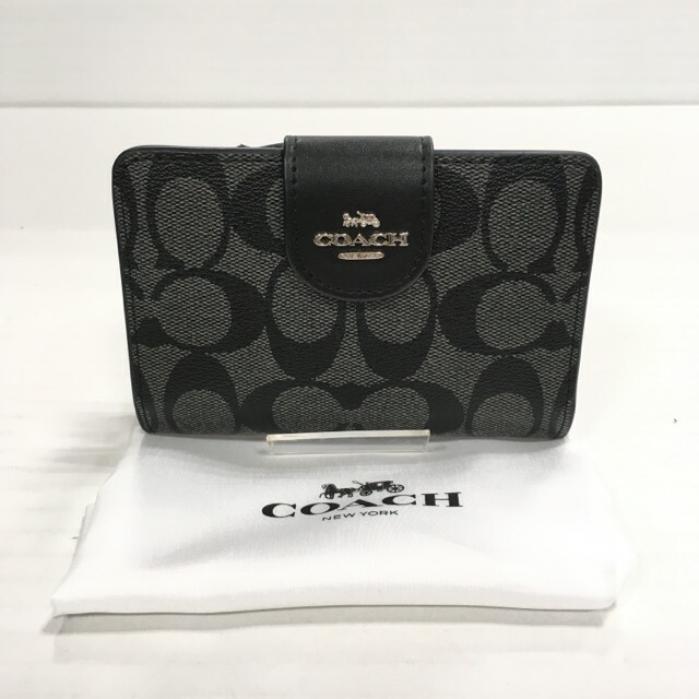 楽天市場】コーチ COACH 二つ折り財布 ミニ シグネチャー