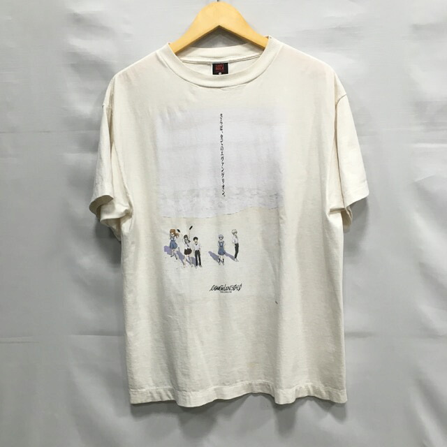 【送料無料】SAINT Mxxxxxx &times; EVENGELION &times; GEEKS RULE S/S TEE SM-HR8-0000-C11 / セントマイケル　エヴァンゲリオン　ギークスルール　25SS　プリントTシャツ　半袖　メンズ　ホワイト　size:S【中古】【006】｜オタカルチャー