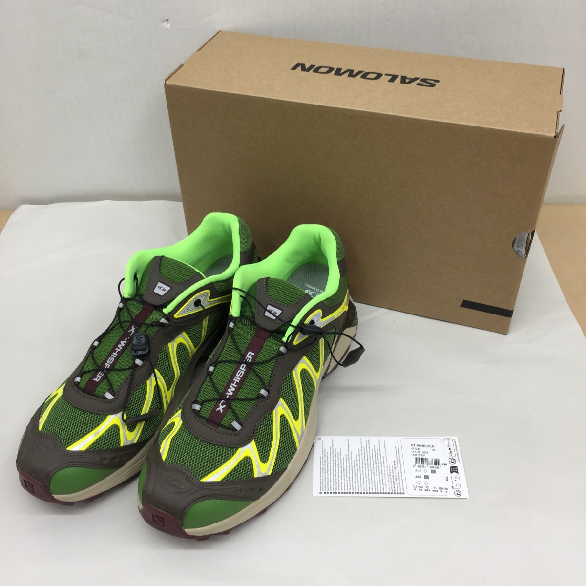 【送料無料】SALOMON XT-WHISPER Treetop/Wren/Sulphur Spring 477241 サイズ29cm【中古品】【003】