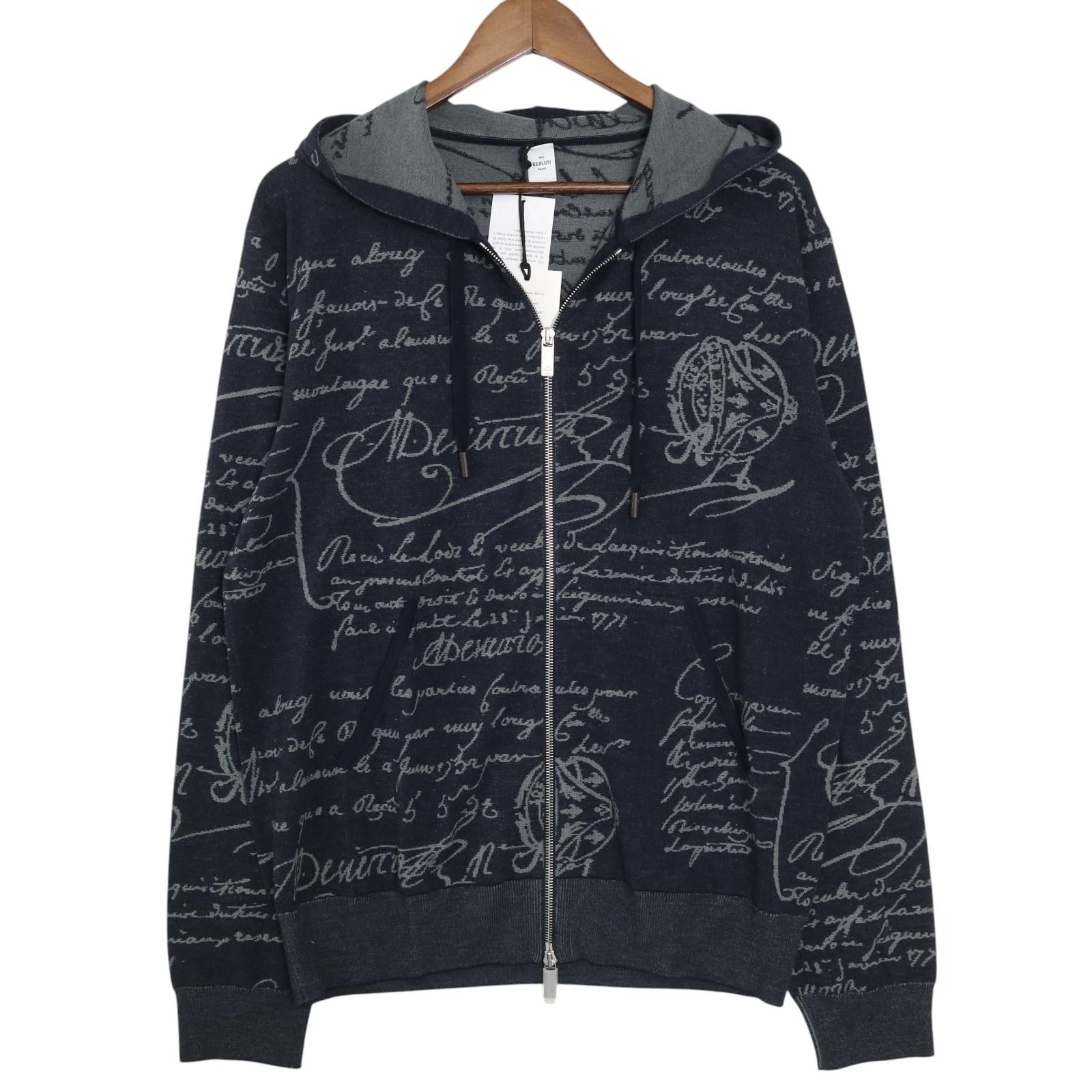新品希少★Berluti ベルルッティ　ジャガードスクリットフーディパーカー Berluti(ベルルッティ) パーカー・フーディ(メンズ) - 海外通販のBUYMA