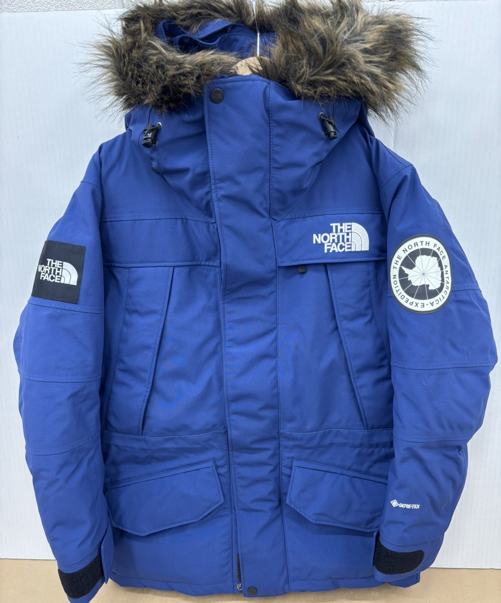 【送料無料】THE NORTH FACE ANTARCTICA PARKA ブルー サイズXS 【中古】 【003】