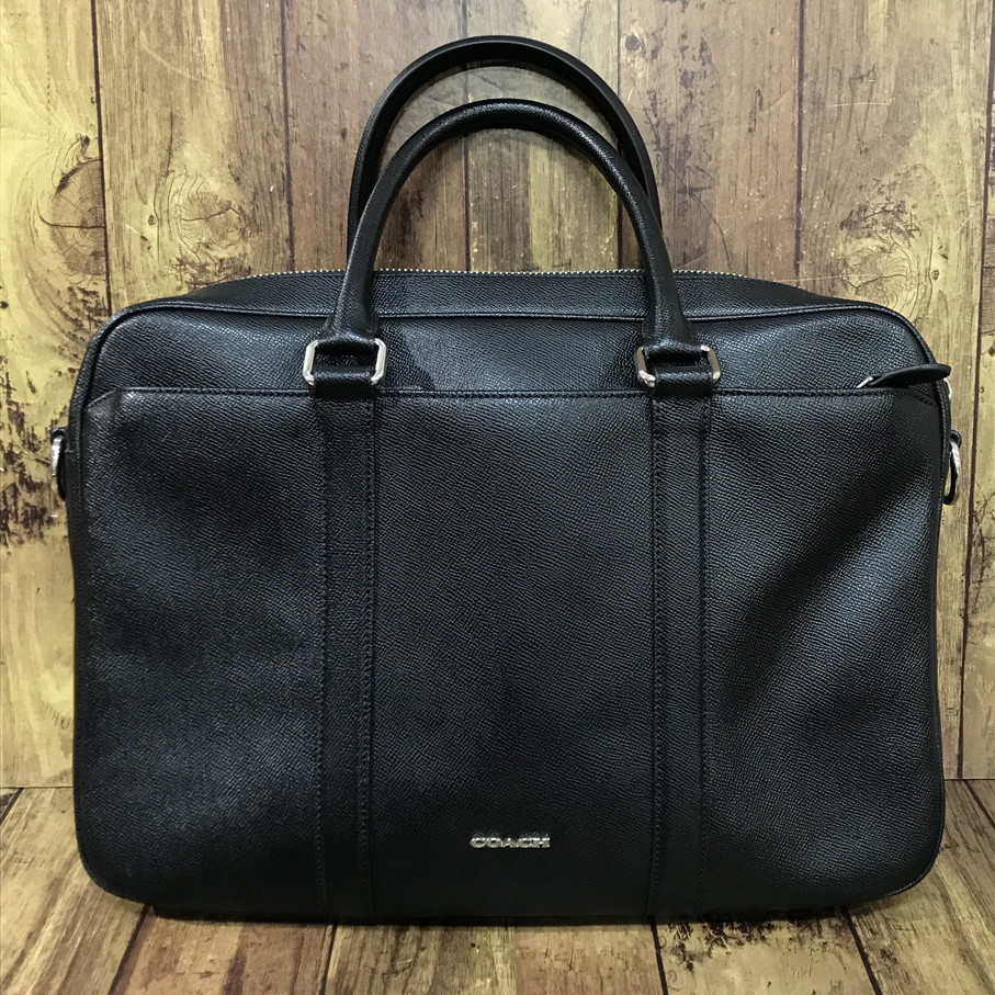 コーチ　メトロポリタン　ブリーフケース　ビジネスバッグ　A4収納　オールレザー COACH - コーチ／COACH バッグ ブリーフケース ビジネスバッグ