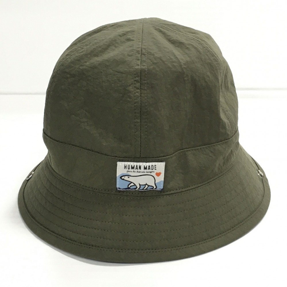 楽天市場】【中古】HUMAN MADEバケットハット カーキ サイズ：M