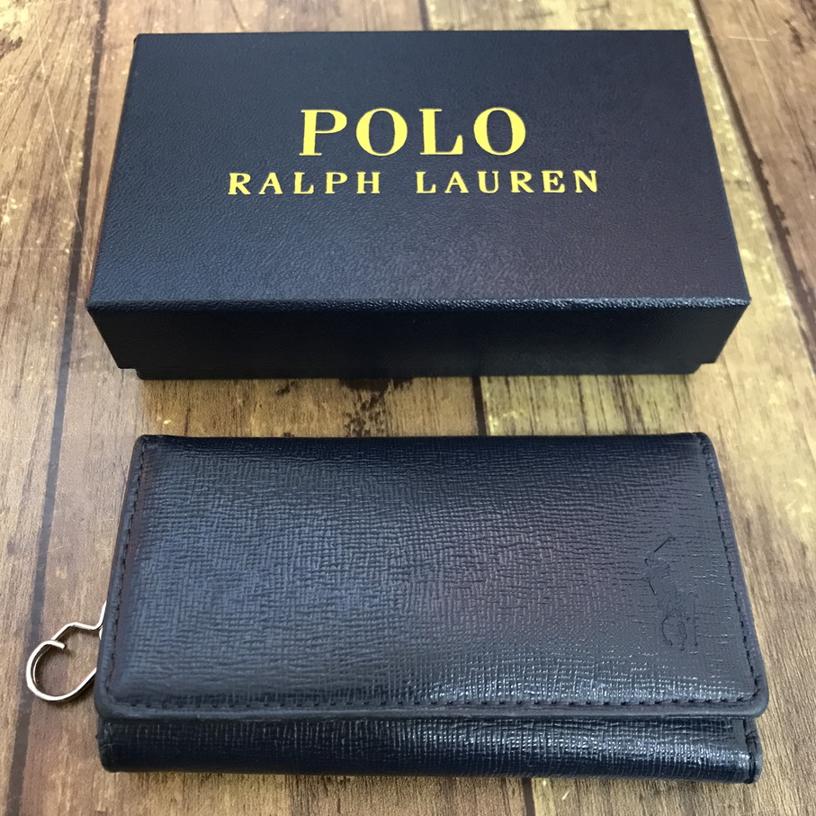【送料無料】RALPH LAUREN ラルフローレン レザーキーケース【中古】 【004】