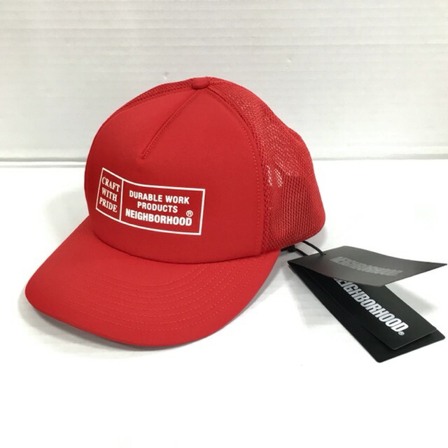 美品 NEIGHBORHOOD CE-CAP ブラック トラッカーキャップ NEIGHBORHOOD ネイバーフッド SUCKER/EC-CAP (キャップ) 181YGNH