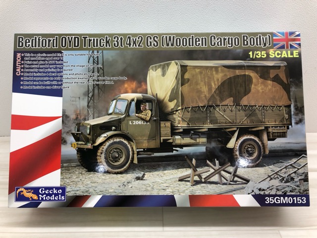 【送料無料】ゲッコー・モデル 1/35 ベッドフォード OYD 3t 4x2 GS トラック (木製荷台タイプ) プラモデル【中古】【007】116