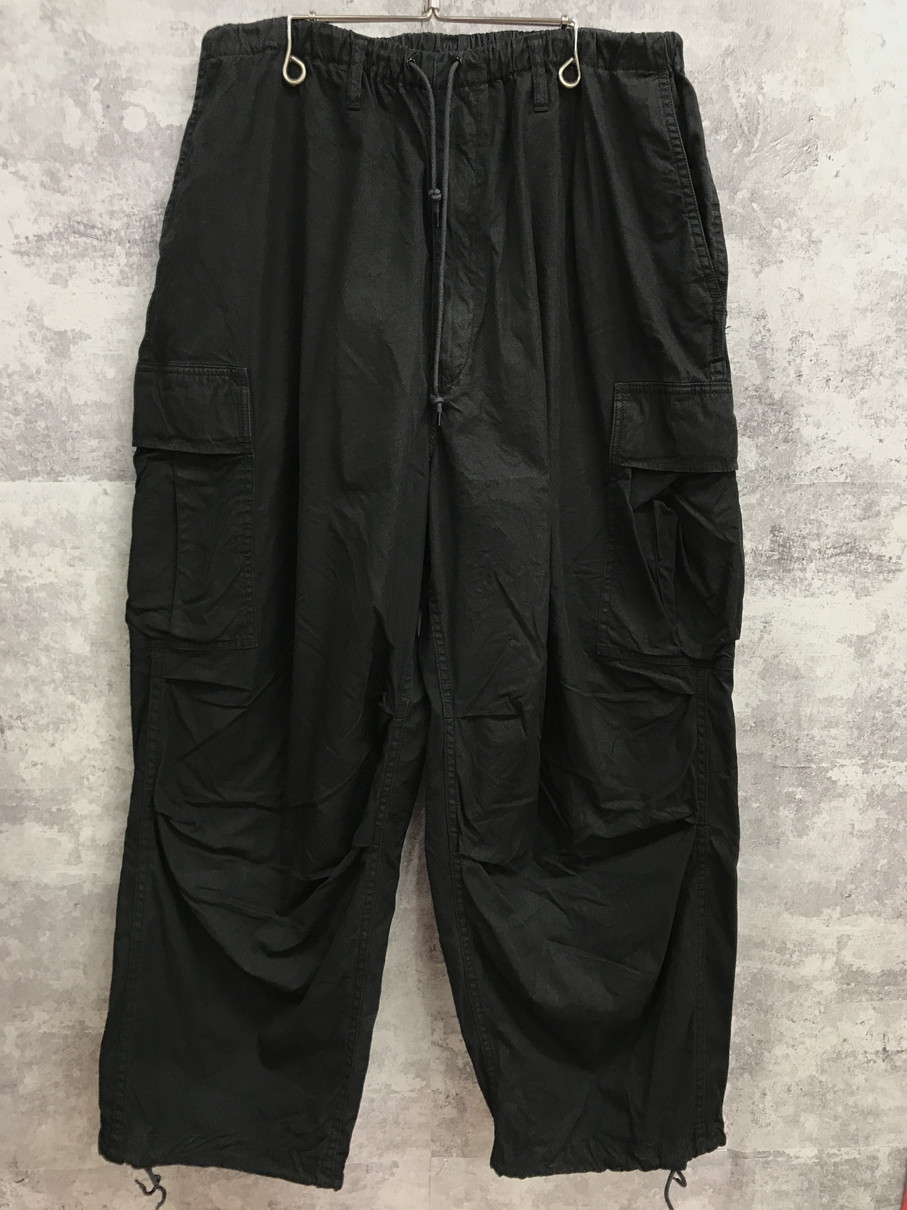 【貨物輸送無料】COOTIE PRODUCTIONS 24AW N/C WEATHER CARGO EASY PANTS クーティー カーゴイージーパンツ 黒いこと【中古】 【004】