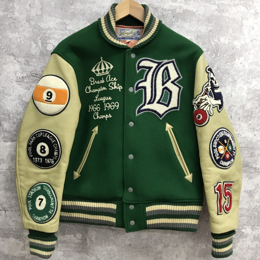 楽天市場】WHITESVILLE ホワイツビル WV11595 ウール/袖牛革切替