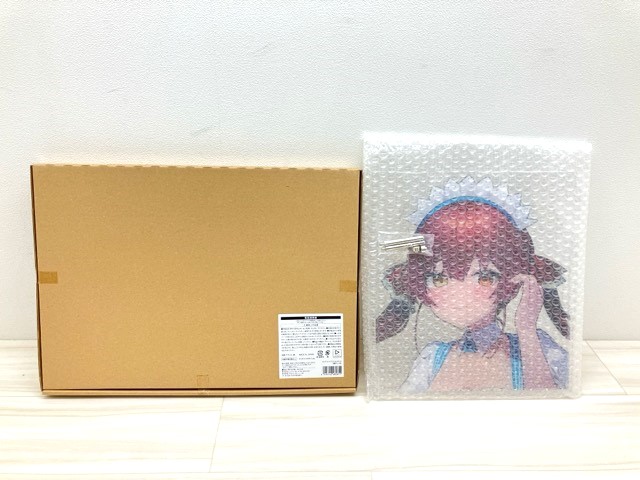 【送料無料】ホロライブ　宝鐘マリン　ビッグフェイスアクリルスタンド　 ローソンメイド服【@Loppi・HMV限定】【中古】【007】081