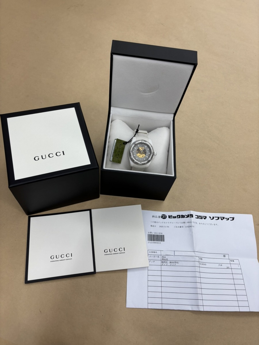 【送料無料】GUCCI グッチ 腕時計 YA136343 ”DIVE” 【未使用】 【003】