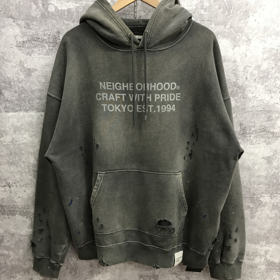 【送料無料】NEIGHBORHOOD 23AW Savage Sweatparka LS ネイバーフッド パーカー 232OKNH-CSM02S【中古】 【004】