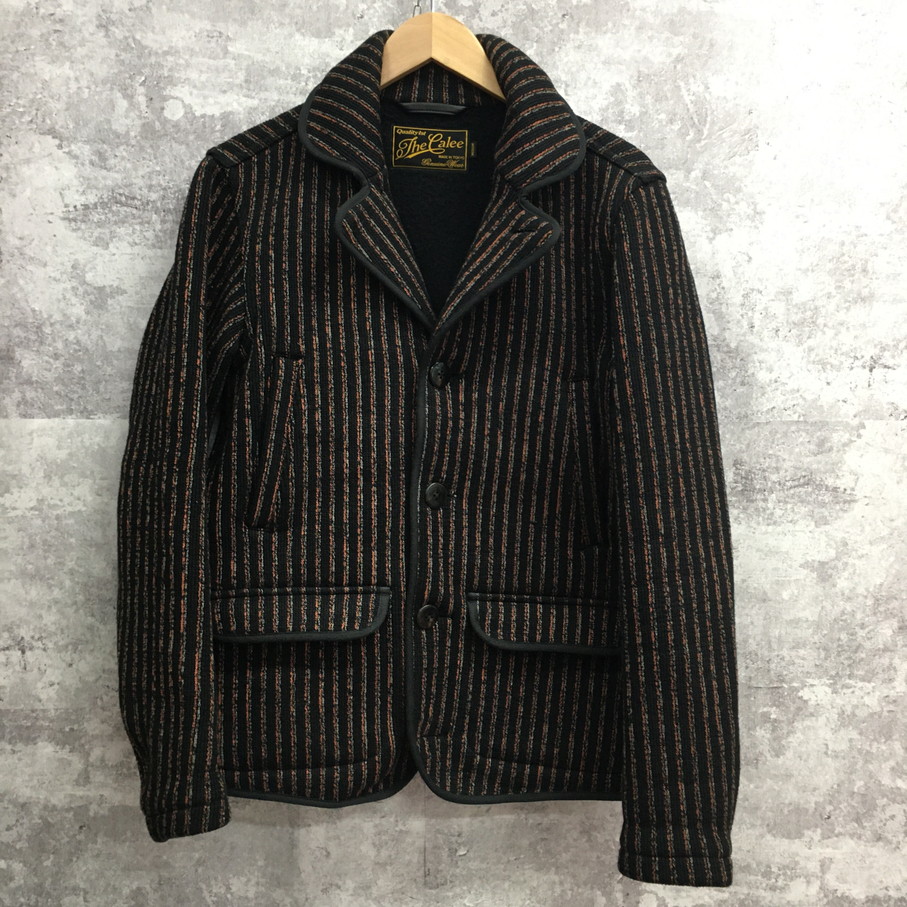 楽天市場】CALEE キャリー ジャケット サイズ:L 総柄 メルトンウール