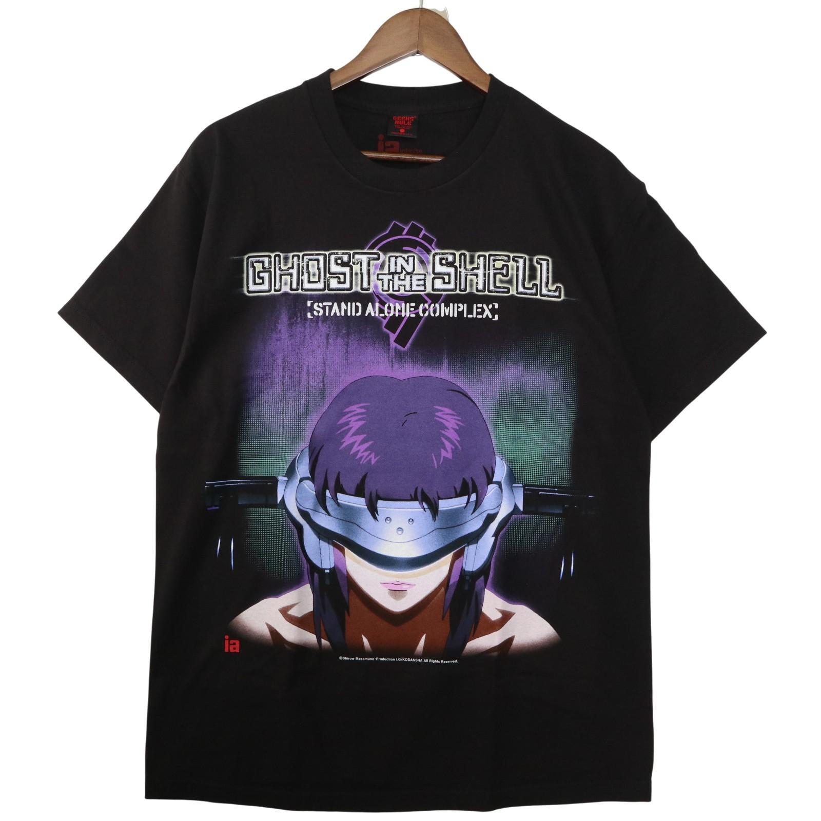 【貨物輸送無料】GEEKS RULE×Infinite Archives×GHOST IN THE SHELL STAND ALONE COMPLEX 攻殻画策隊 15 SILKSCREEN PRINTING T SHIRT 【中古】【008】223