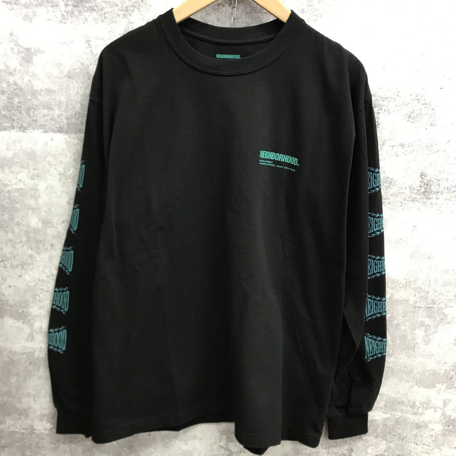 【送料無料】NEIGHBORHOOD 25AW 横浜限定 ホットロッド NH.TEE LS-9 ネイバーフッド 長袖Tシャツ ブラック【中古】 【004】｜オタカルチャー