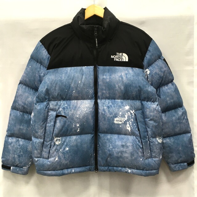 【送料無料】THE NORTH FACE WHITE LABEL NOVELTY NUPTSE PT JACKET (RDS) BLUE NJ1DR56J / ザノースフェイスホワイトレーベル ノベルティ ヌプシパターン ジャケット ダウン アウター ユニセックス ブルー size:M/95【中古】【006】|オタカルチャー