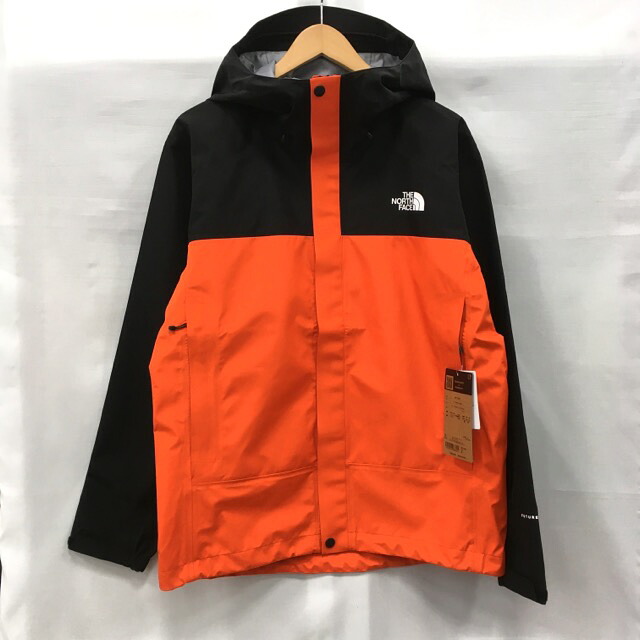 【送料無料】THE NORTH FACE FL Drizzle Jacket NP12401 / ザノースフェイス FLドリズルジャケット　レインジャケット　アウター　アウトドア　メンズ　TNFオレンジ×ブラック　 size:M【中古】【006】