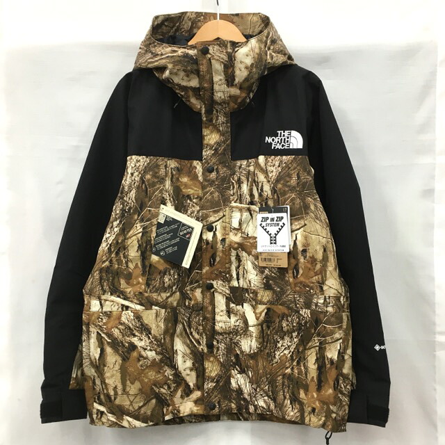 【送料無料】THE NORTH FACE Novelty Mountain Light Jacket NP62551 / ザノースフェイス ノベルティマウンテンライトジャケット　GORE-TEX　アウトドア　アウター　メンズ　フォレストフロア　ブラウン系　size:M【中古】【006】