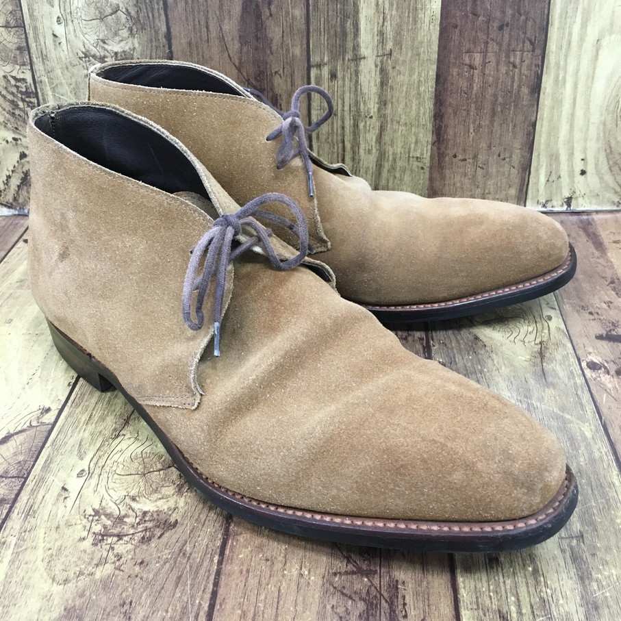 【送料無料】GRENSON グレンソン チャッカブーツ【中古】【004】