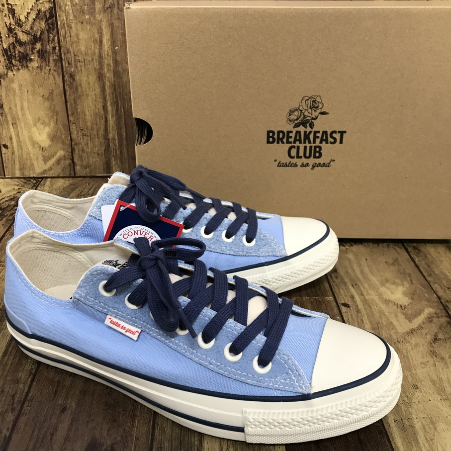 【送料無料】CONVERSE × BREAKFAST CLUB ALL STAR OX コンバース ブレイクファーストクラブ オールスター OX BLUE【中古】【004】