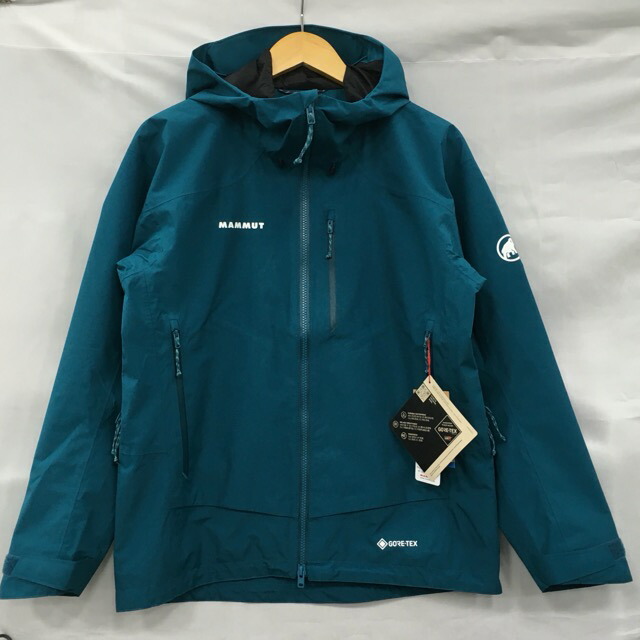 【送料無料】 MAMMUT Ayako Pro 2.0 HS Hooded Jacket AF Men 1010-30281 / マムート アヤコ プロ 2.0 ハードシェル フーデッド ジャケット アジアンフィット　GORE-TEX　アウトドア　アウター　メンズ　ブルー　size:S（日本 size：M）【中古】【006】
