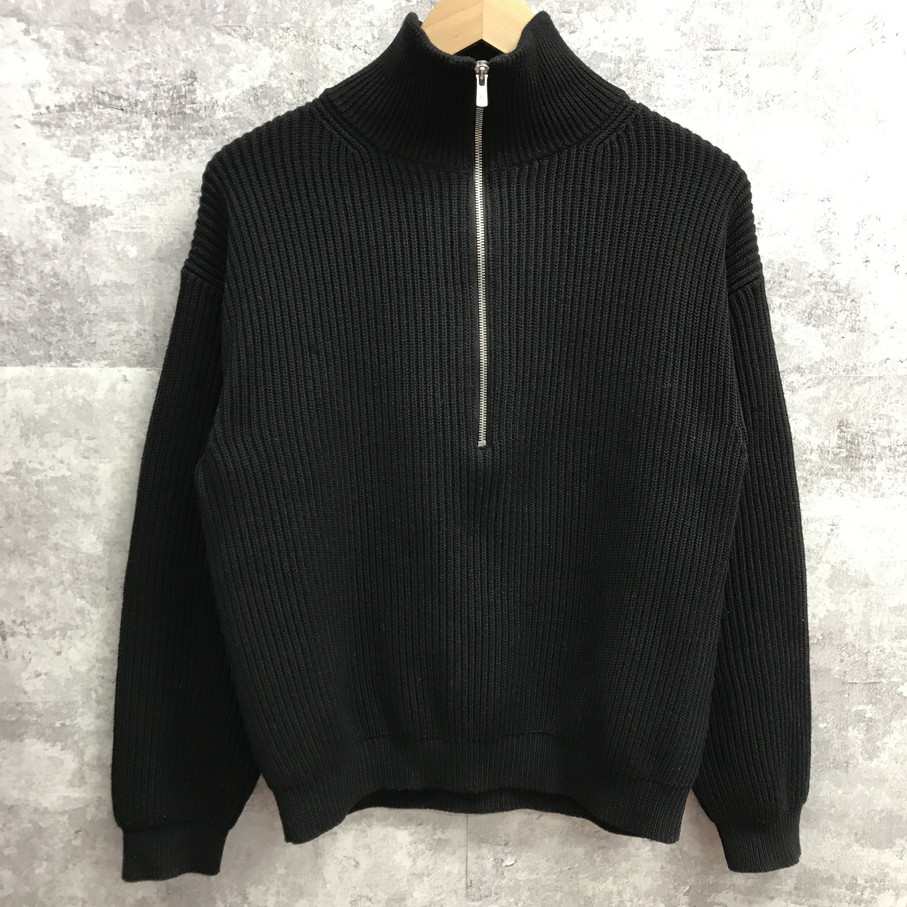 【送料無料】BATONER 24AW SIGNATURE HALF ZIP バトナー ハーフジップニット【中古】 【004】 10,804円