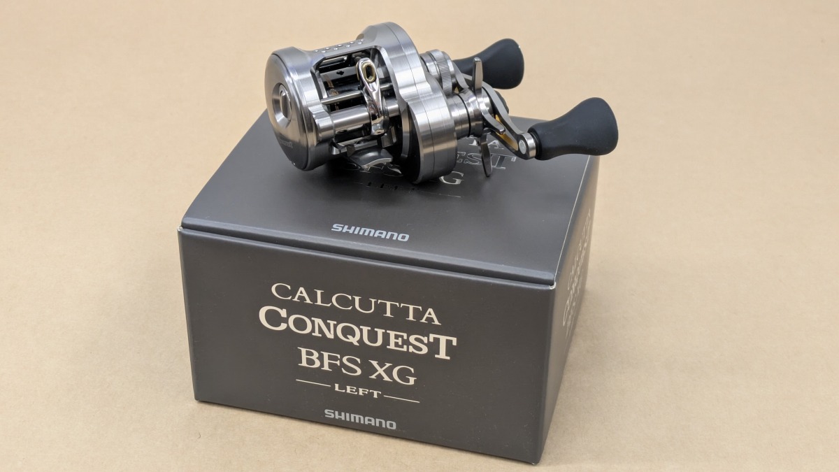 【送料無料】SHIMANO シマノ ベイトリール 23カルカッタ コンクエスト BFS XG 左ハンドル【中古】【003】