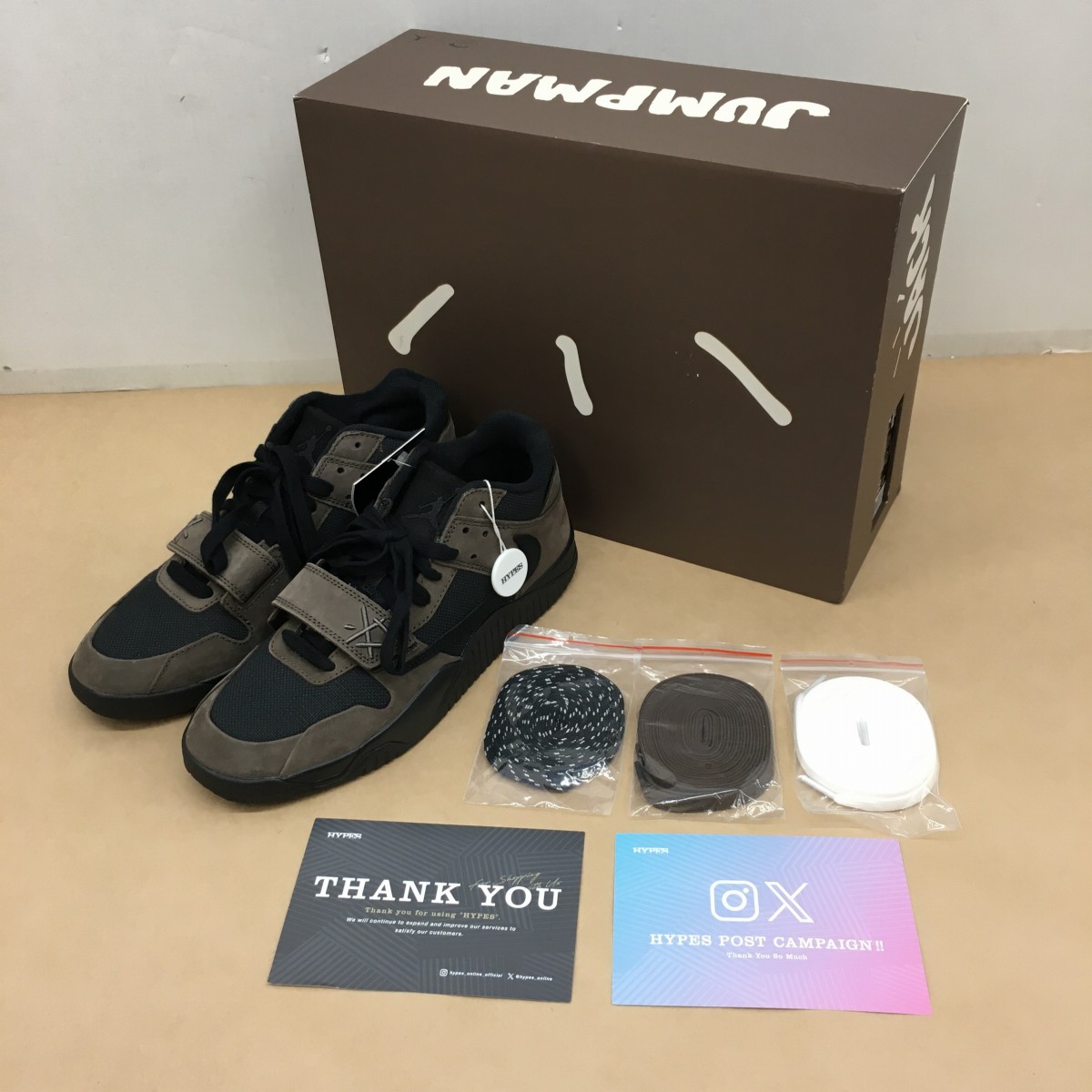 【送料無料】TRAVIS SCOTT × NIKE JORDAN JUMPMAN JACK TR CJ1 T-Rexx Black and Dark Mocha FZ8117-204 サイズ27.5cm【未使用】【003】