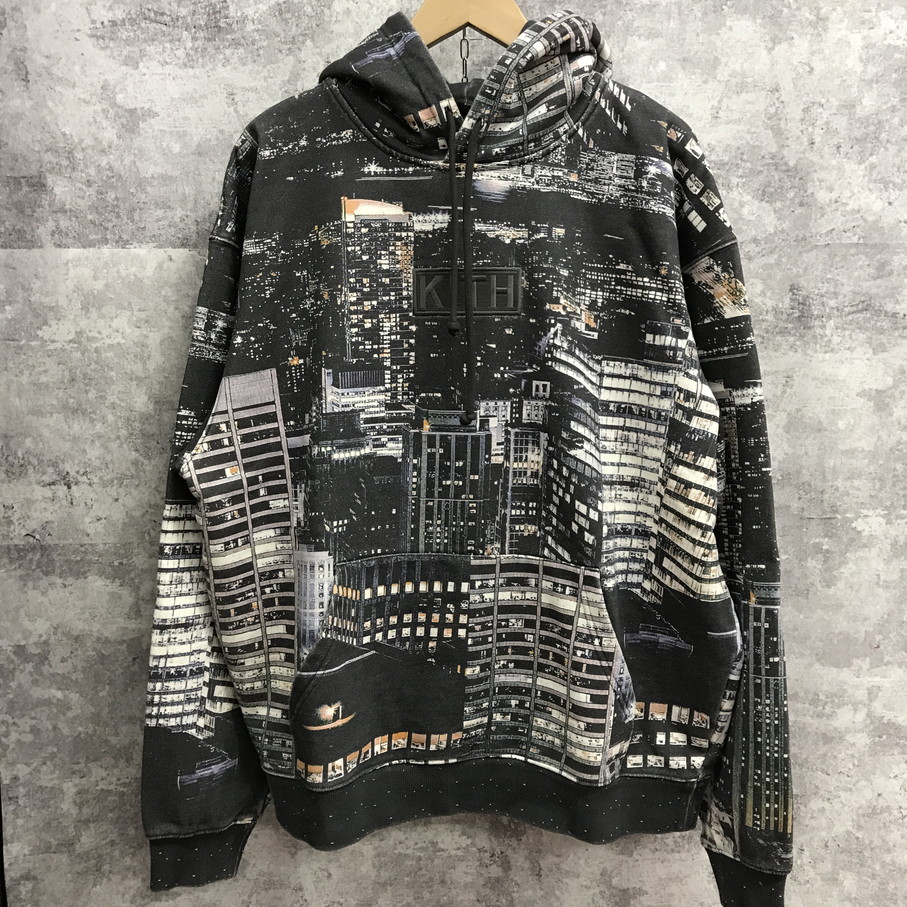 【貨物輸送無料】KITH Midtown Hoodie Torpedo 口吸い ティーシャツパーカー【中古】 【004】 トップス-メンズファッション