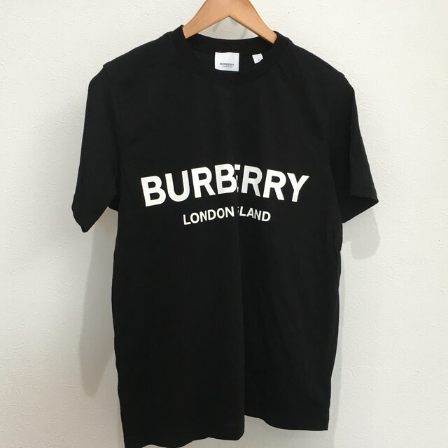 【送料無料】BURBERRY LOGO PRINT TEE 8011651 / バーバリー ロゴプリント Tシャツ 半袖 レディース ブラック size:M【中古】【006】|オタカルチャー