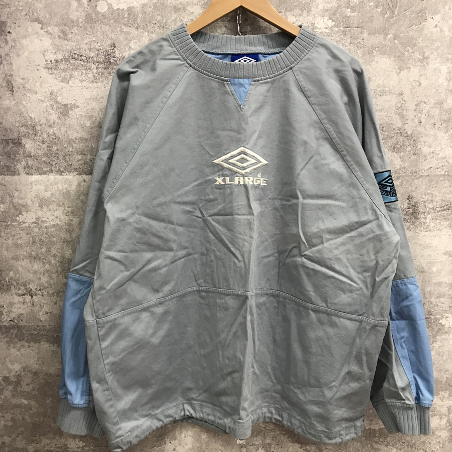 【貨物輸送無料】X-LARGE × UMBRO DRILL TOP エクストララージ アンブロ せん孔機とっ始め 長袖トップス【中古】【004】