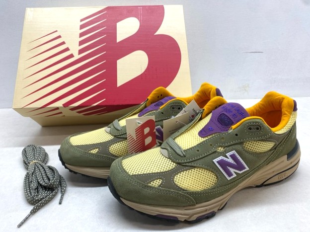 【貨物輸送無料】New Balance/ニュー平衡にする USA製 亜米利加製 スニーカー U993OL/28.0珊 【中古】【008】268