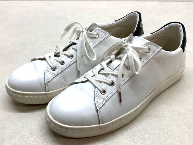 【貨物輸送無料】THE FLAT HEAD/ザ 滑っこい頭顱 FN-FS-001 なめし革 スニーカー 28.0珊 【中古】【008】272